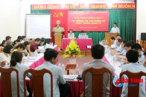 Tư tưởng Hồ Chí Minh về phát triển kinh tế góp phần thúc đẩy CNH-HĐH